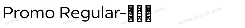 Promo Regular字体转换